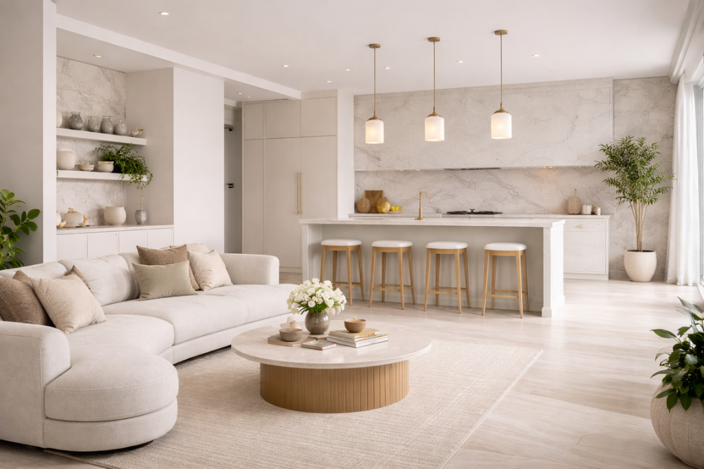 Seamless & Material Oversized: Tren Interior 2026